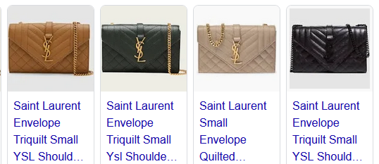 YSL Envelope Small Bags