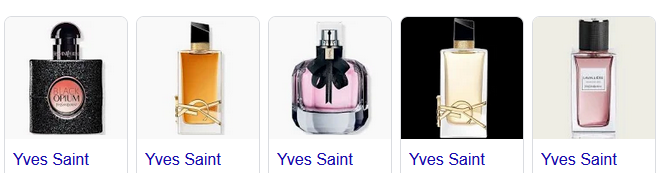 YSL perfumes